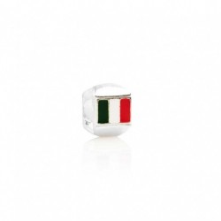 Tedora  - Charm in Argento 925 Bandiera Italia - LT014
