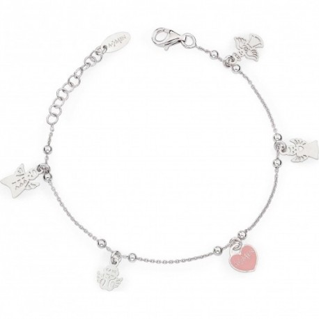 Amen - Bracciale Donna Arg 925 Angeli Pendenti - BRAC