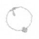 Amen - Bracciale Donna Con Angelo Arg 925 Perle Swaroski E Zirconi - BRBBZ
