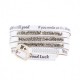 We Positive -  Moonlight Bracciale in Cuoio Con Cristalli Swarovski Bianco - ML005