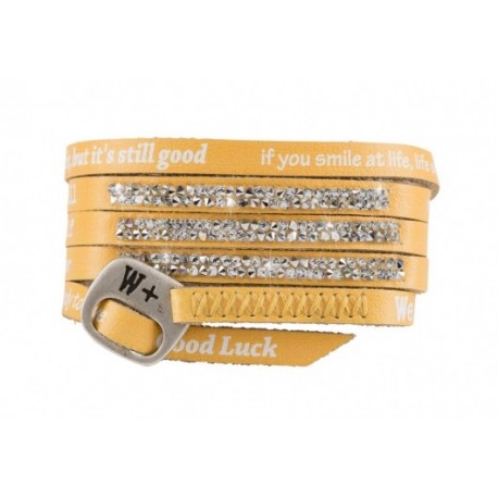 We Positive Bracciale Moonlight Con Swarovski Giallo - ML013