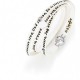 Amen - Bracciale Donna Pelle Bianco E Arg 925 Gioielli Ti Amo - AS-TA07-60