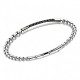 Bracciale Zancan con sfere in acciaio e spinelli - EHB122