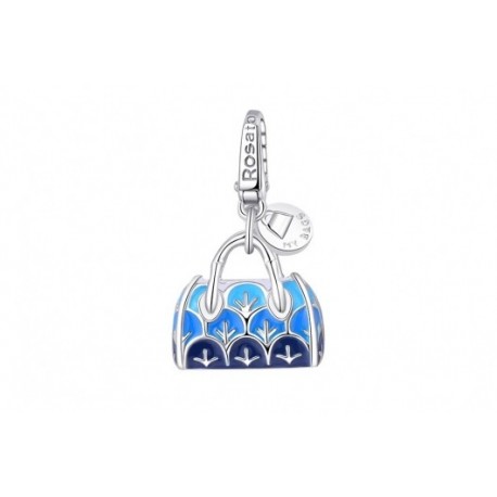 Rosato - Charm MY BAGS  in argento borsetta con smalti - RBA035