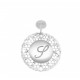 Stroili Love Beats Charm in argento rodiato e glitter - Lettera S -  1623259