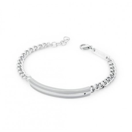 S'agapò- Bracciale Uomo Acciaio Grey - SGR11