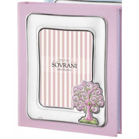 Sovrani - Album Diario Bimba laminato in Argento Albero Della Vita- W5208RA