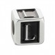 Stroili - Elemento Componibile Uomo"Lettera L" In Acciaio e Smalto Man Code - 1661382