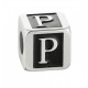 Stroili - Elemento Componibile Uomo"Lettera P" In Acciaio e Smalto Man Code - 1661386