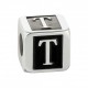 Stroili - Elemento Componibile Uomo"Lettera T" In Acciaio e Smalto Man Code - 1661389