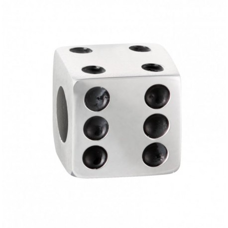 Stroili - Elemento Componibile Uomo"Dado" In Acciaio e Smalto Man Code - 1661416