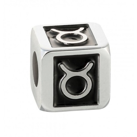 Stroili - Elemento Componibile Uomo"Toro" In Acciaio e Smalto Man Code - 1661418