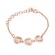 Stroili - Bracciale Con Ciondoli a Cuore in Ottone e Glitter Heaven - 1663628