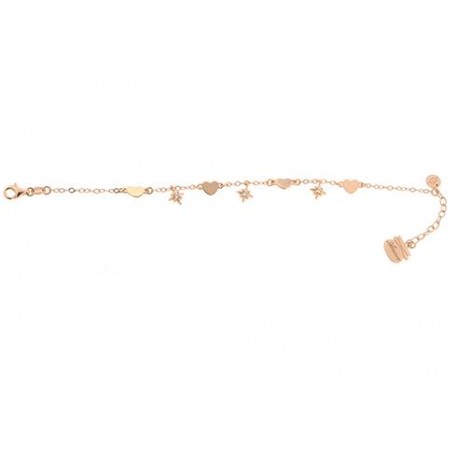 Piti Malì - Bracciale Con Cuoricini e Rosa Dei Venti - PIT131/B-AM