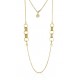 Unoaerre - Collana in Bronzo Dorato Con Spirali - 000EXH4604000