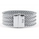 Unoaerre - Bracciale a Maglia Chicco di Riso in Bronzo Bianco - 000EXB4222000