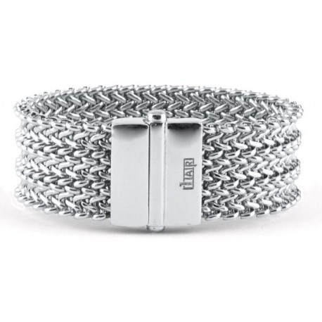 Unoaerre - Bracciale a Maglia Chicco di Riso in Bronzo Bianco - 000EXB4222000