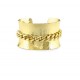 Unoaerre - Bracciale Rigido a Schiava Con Maglia Grumetta Centrale  - 000EXB4480000