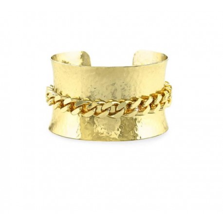 Unoaerre - Bracciale Rigido a Schiava Con Maglia Grumetta Centrale  - 000EXB4480000