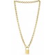 Unoaerre - Collana Con Lucchetto in Bronzo Dorato - 000EXH4840010