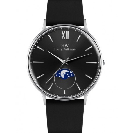 Harry Williams - Orologio Solo Tempo Uomo MOONPHASE - HW-3324M-01
