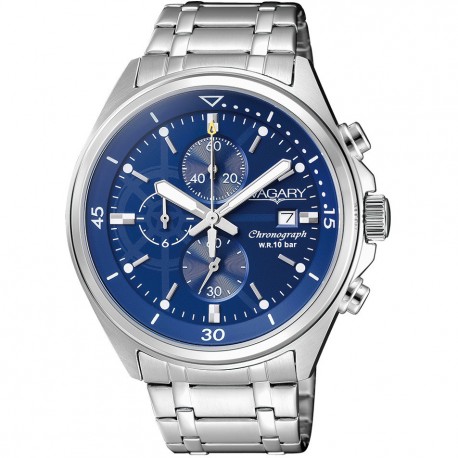 Vagary By Citizen - Orologio Cronografo Uomo Aqua 39 - IA9-519-71