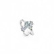 Amen - Anello Con Croce Regolabile Da 16-20 In Arg 925 E Madreperla - ABMPB1